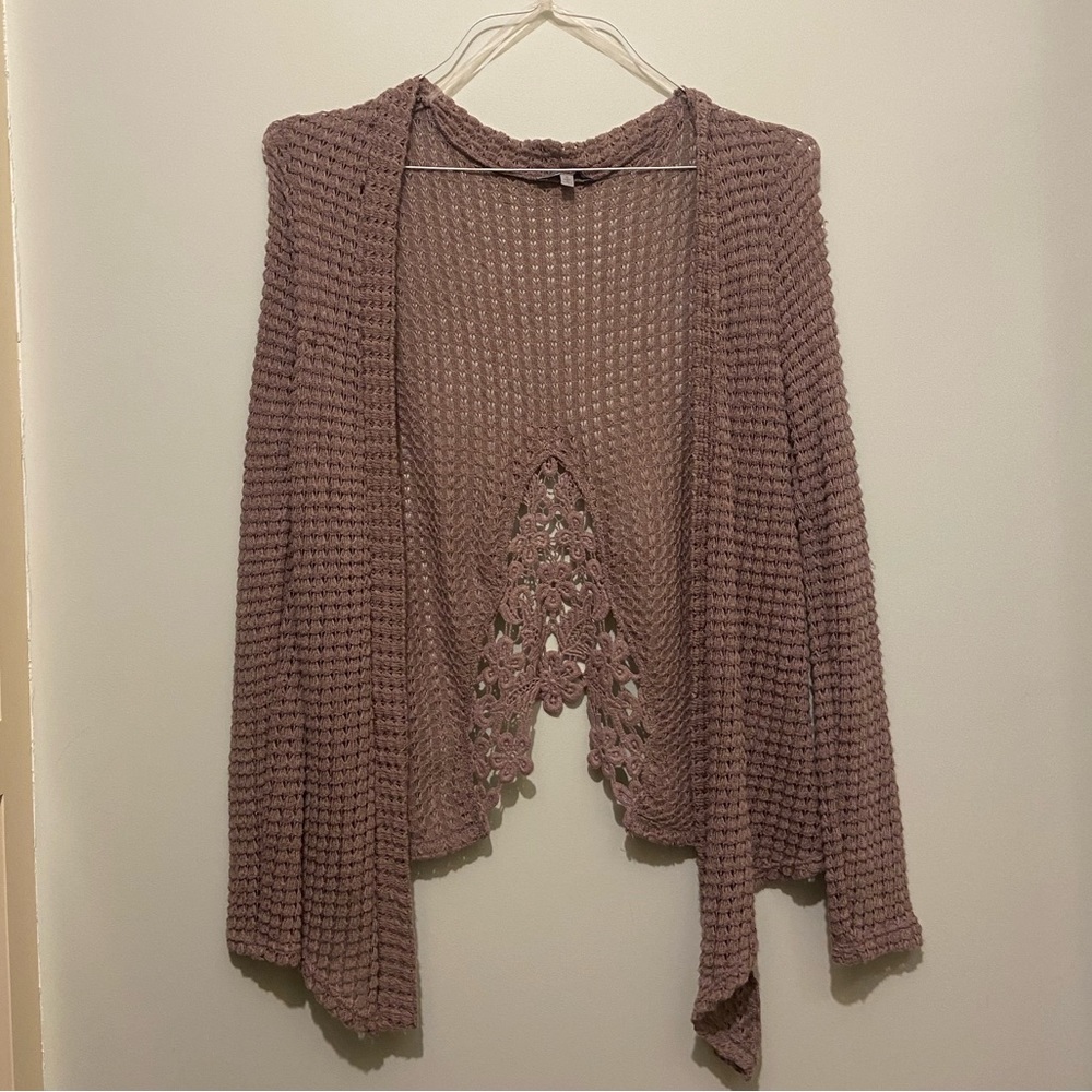 FREE WITH PURCHASE Charlotte Russe Purple Cardigan